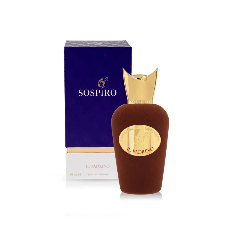 Décant de parfum de niche Sospiro Il Padrino, flacon et coffret